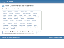 Tablet Screenshot of carebulletin.com
